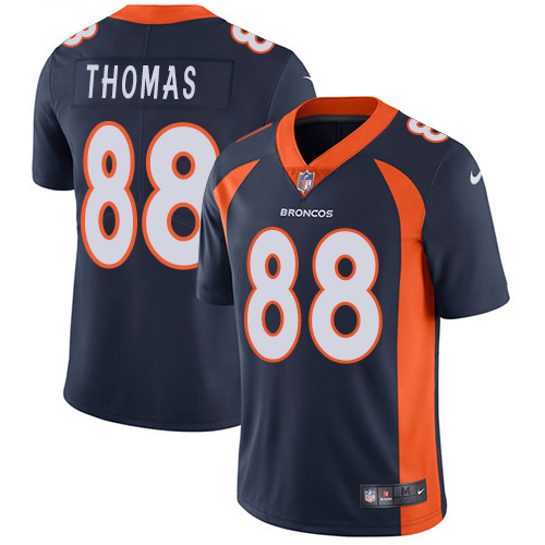 Nike Broncos #88 Demaryius Thomas Navy Blue Alternate Men's Stitched NFL Vapor Untouchable Limited Jersey - Click Image to Close